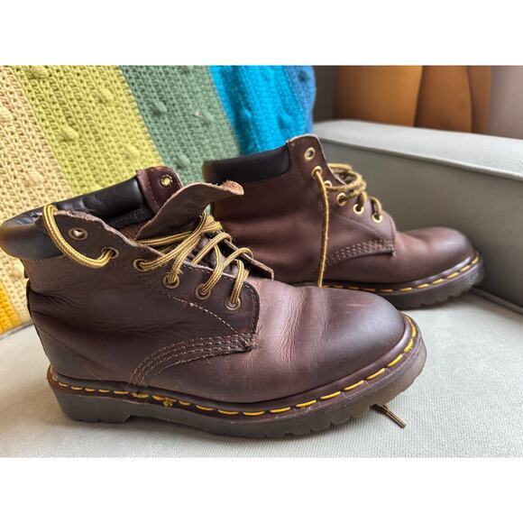 Dr. Martens Other - Vintage 90s 939 Dr Marten Leather Boots England Mens 5.5 Womens 7.5 Brown Hiking